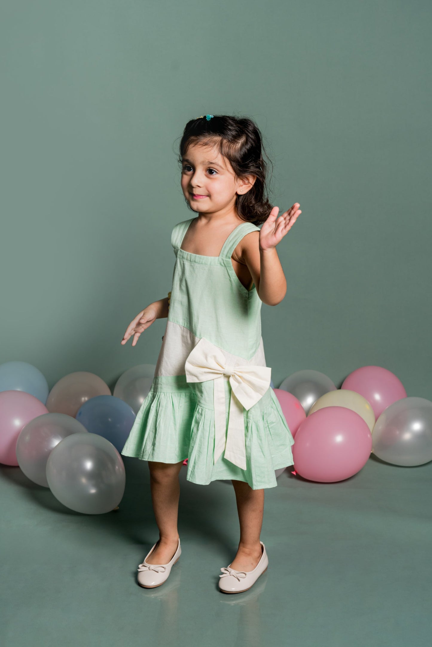 Little Darling Green Frock
